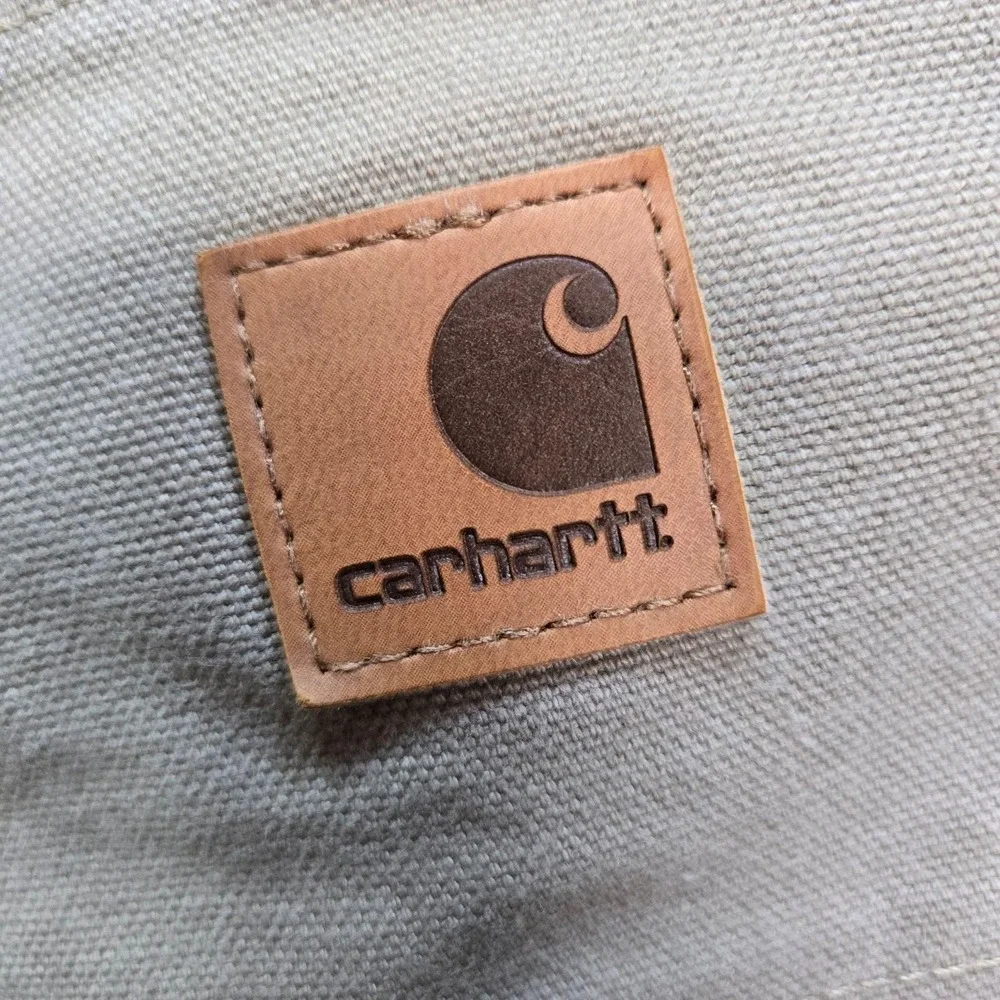 Carhartt Pants Mens 46x30 Beige Carpenter Canvas Relaxed Workwear Pockets